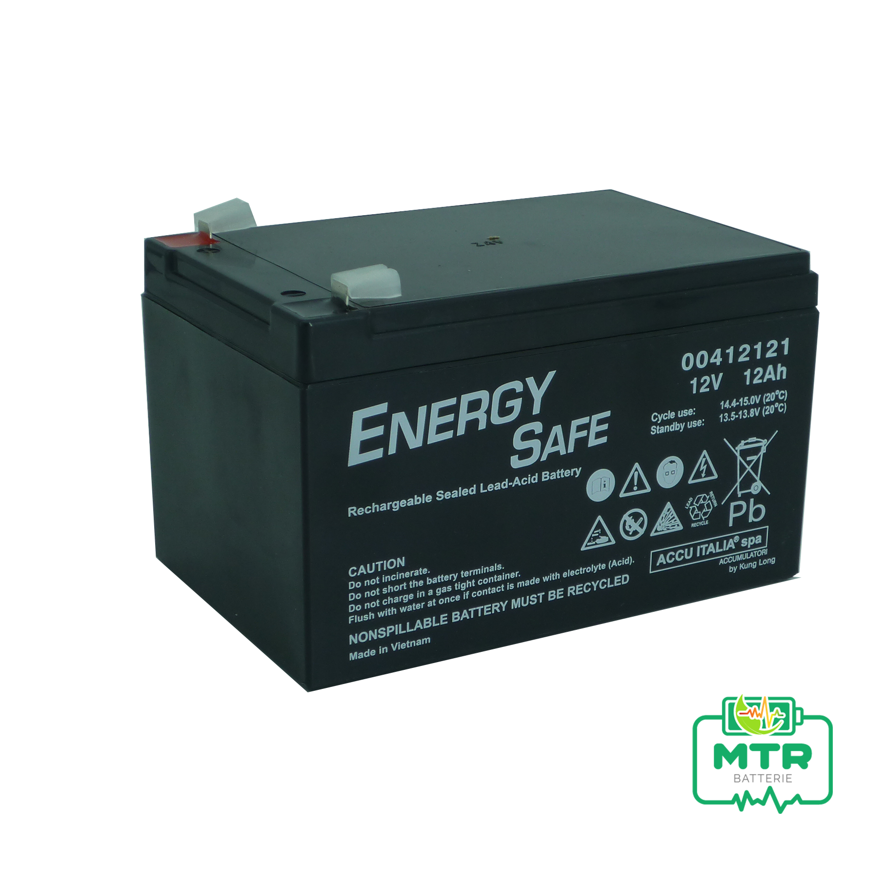 12V 12Ah AGM Energy safe