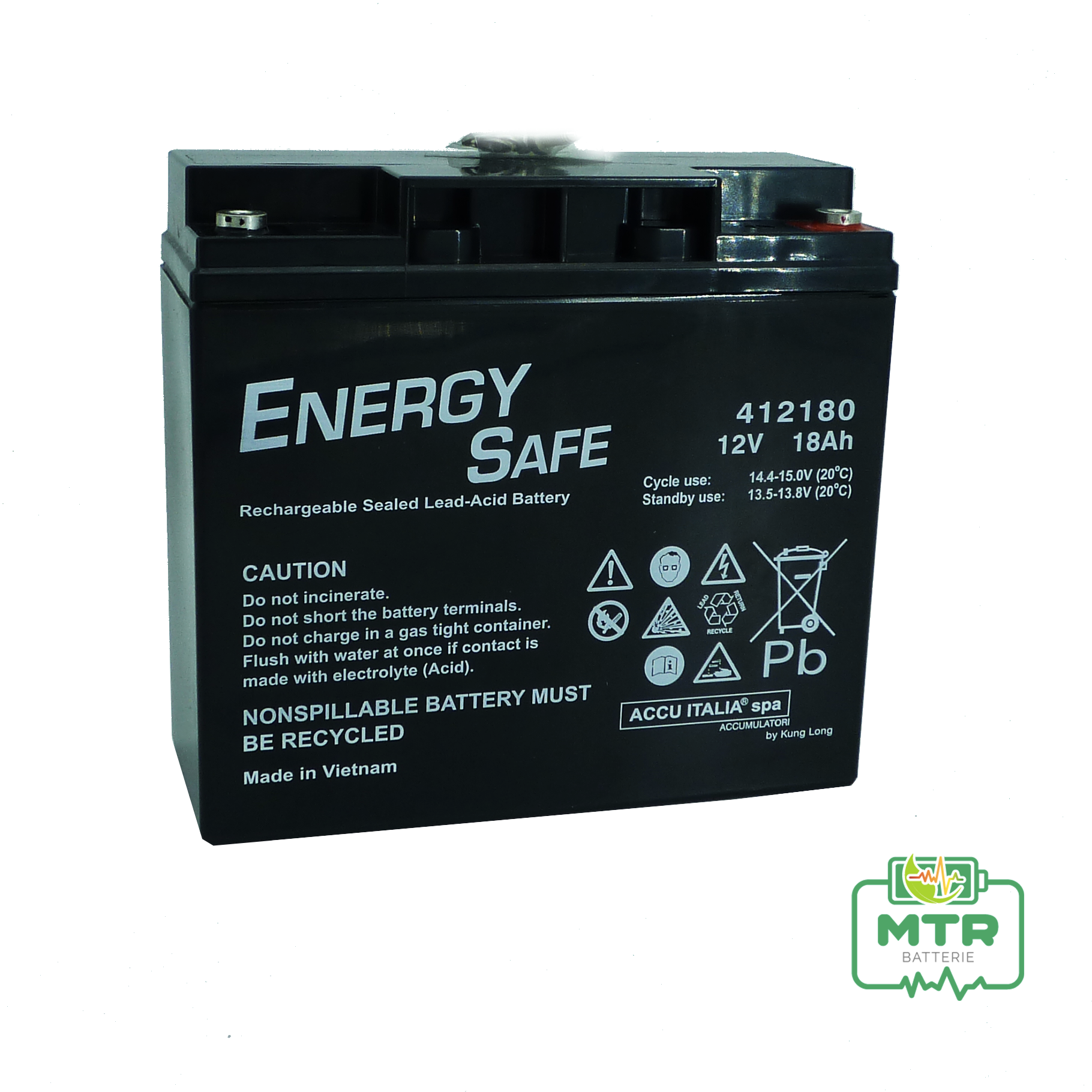 agm 12V 18Ah alto spunto