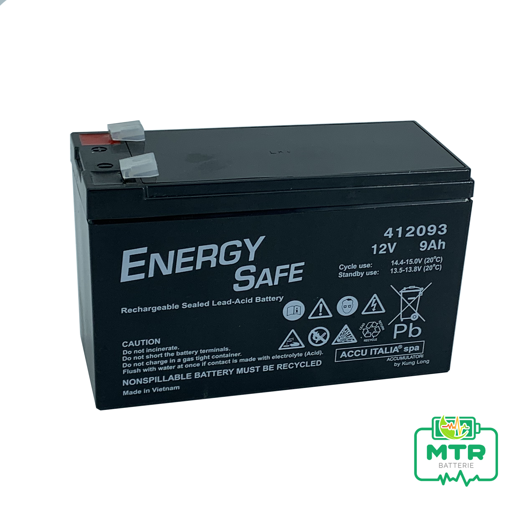 12V 9aH energy safe