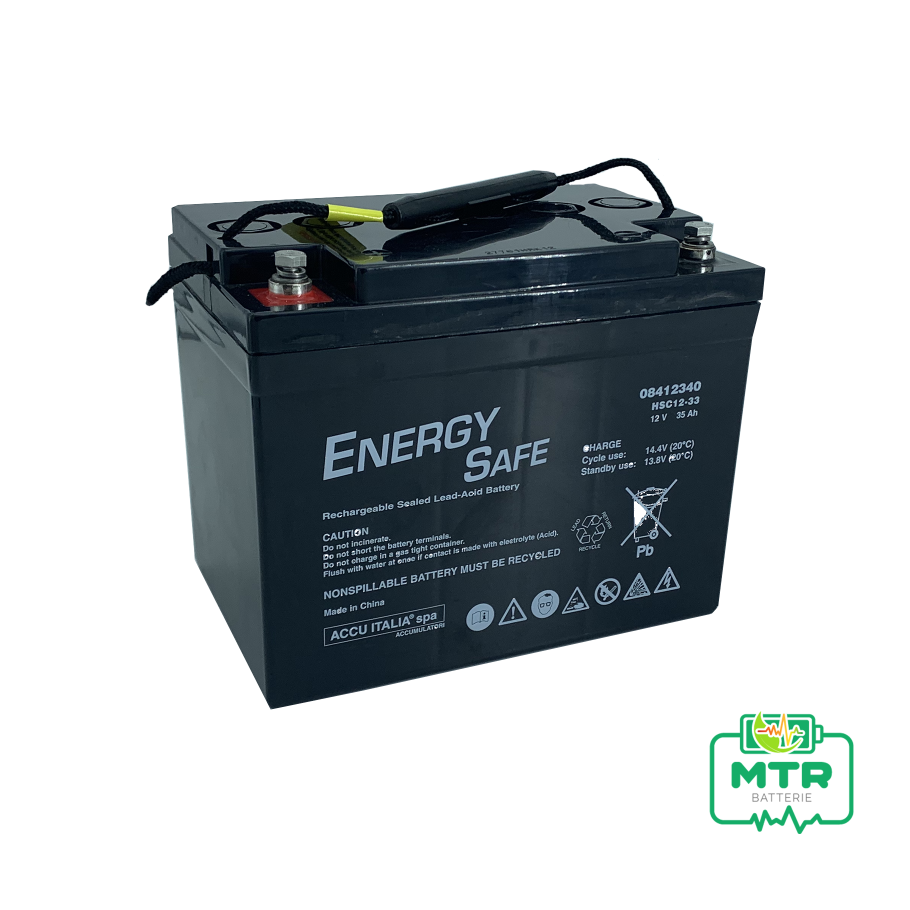 12v 35Ah AGM Energy safe